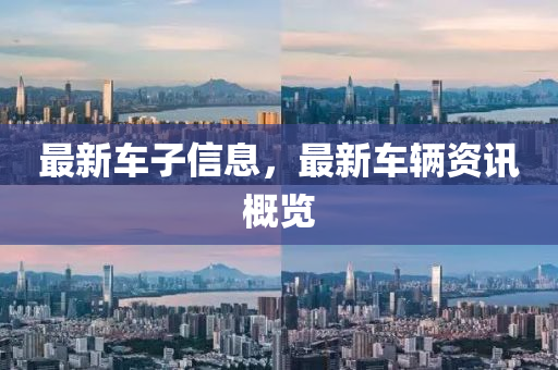 最新车子信息,最新车辆资讯概览中山市多米克自动化设备有限公司