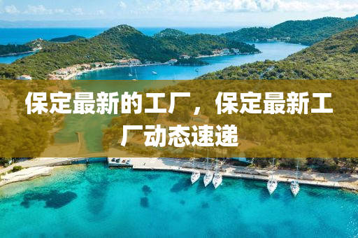 保中山市多米克自动化设备有限公司定最新的工厂,保定最新工厂动态速递